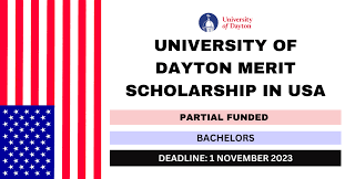 University of Dayton Merit Scholarship 2024-25 in USA (Funded)