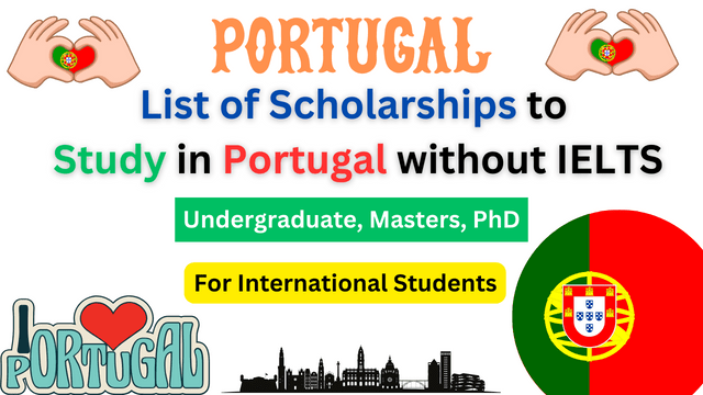 Best Portugal Scholarships Without IELTS 2024 (Study Free in Europe)