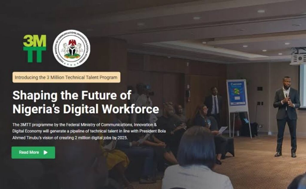 3 Million Technical Talent For Federal Government of Nigeria (3MTT Programme)